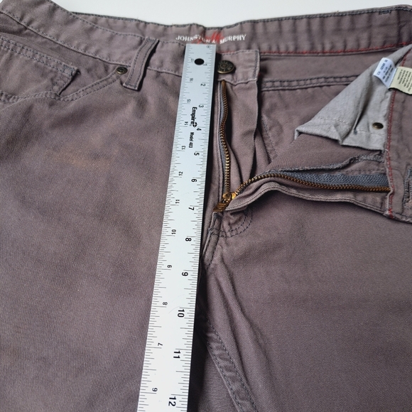 JOHNSTON MURPHY‎ est 1850 gray men's trousers size 33×30 100% cotton See Photos. - Picture 7 of 12